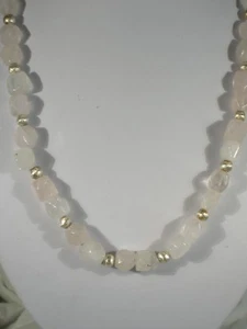 20" Quartz Bead Necklace - Picture 1 of 2