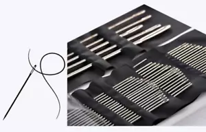 60 Pcs Stainless Steel Hand Sewing Needle Set Embroidery Mending Craft Tool - Picture 1 of 3