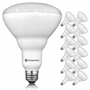 Sunperian 12 Pack BR40 LED Flood Light Bulb 13W 3000K Soft White 1400lm E26 - Picture 1 of 7