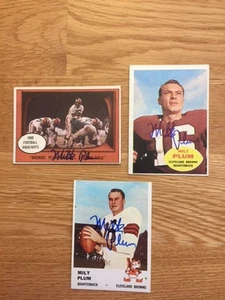 Cleveland Browns Milt Plum signed 1961 Topps Card - Picture 1 of 1
