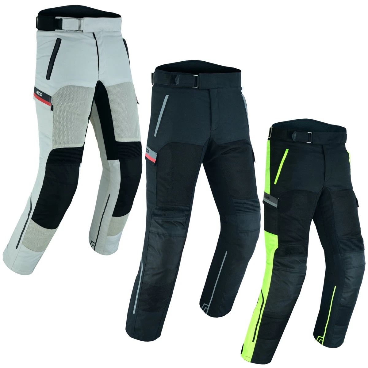 Motorradhose Herren & Damen – Sommer Schutzhose Mit Abnehmbaren Protektoren | Atmungsaktiv, Stretch Cargohose