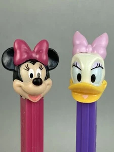 Disney Minnine Mouse & Daisy Duck PEZ Dispensadores Sin Usar Lote de 2 - Imagen 1 de 11