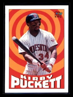 KIRBY PUCKETT 1992 Topps Kids #109 C9 - Image 1 of 2