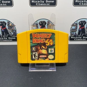 Donkey Kong 64 (Nintendo 64, 1999) Authentic Tested Game - Cartridge Only - Picture 1 of 5
