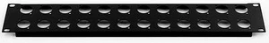 Panel de estante perforado neutro de 19 pulgadas 2U 24 orificios XLR - Imagen 1 de 1