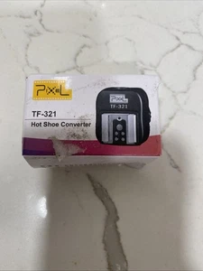 Pixel TF-321 Flash Hot Shoe Adattatore per Canon E-TTL e PC Sync Studio Illuminazione - Foto 1 di 4