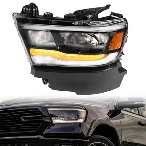 Fits 2019-2023 Dodge RAM 1500 Full LED DRL Reflector Driver Headlight LH Side - Picture 1 of 16