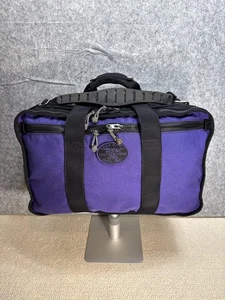 Red Oxx Air Boss Carry-On Travel Bag Purple Black Made USA Luggage 3-Compartment - Picture 1 of 18