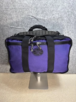 Red Oxx Air Boss Carry-On Travel Bag Purple Black Made USA Luggage 3-Compartment - Image 1 of 4