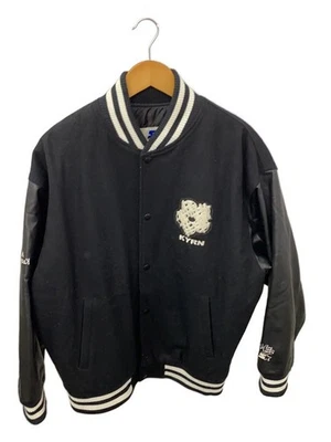 STARTER Wool Stadium Jacket L Black Solid - Image 1 of 4