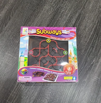 Subways Twisted Rails Logic Game Educational Insights Smart Games Single Player - Image 1 of 3