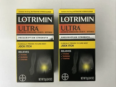 Crema antifúngica Lotrimin Ultra Extra Strength Jock Itch 12 g caducidad 03/2026 (paquete de 2) Foto 1 de 4