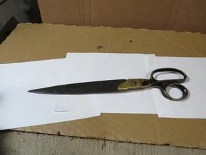 Vintage Messinggriff Warner Genauigkeit Werkzeuge Nähschere Schere - Bild 1 von 6