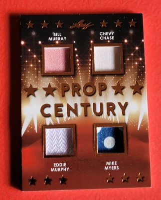 Eddie Murphy WORN RELIC CARD BILL MURRAY CHEVY CHASE MIKE MYERS SNL '18 LEAF POP - Image 1 of 2