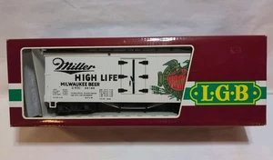 LGB G Scale Miller High Life Milwaukee Beer Reefer #4072 - Picture 1 of 4
