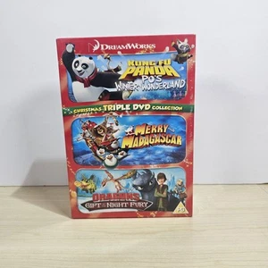 KUNG FU PANDA , MERRY MADAGASCAR , DRAGO DVD Incredible Value and Free Shipping! - Picture 1 of 6