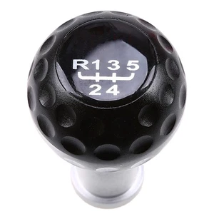 1×Universal Schaltgetriebe Schaltknauf Knauf Shift Lever Kugel Golfball Schwarz - Bild 1 von 10