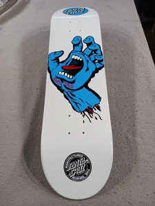 Santa Cruz Screaming Hand White 8.25 Skateboard limited edition promo deck. - Picture 1 of 16