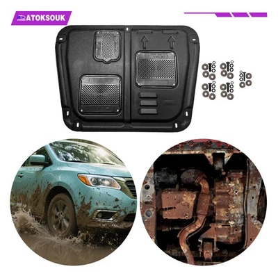 Engine Splash Shield For Nissan Quest 2011-2017 Heavy Skid Plate W/Service Hole - Image 1 of 4