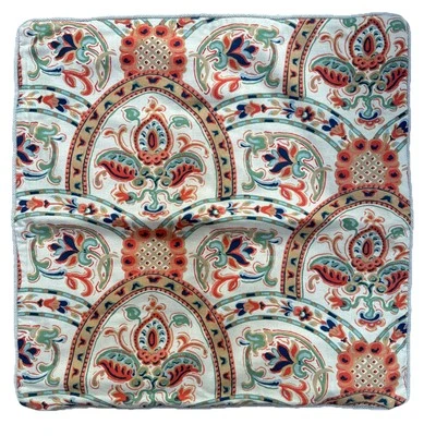 Pottery Barn 24x24 Floral Pillow Cover Sham - Image 1 of 4