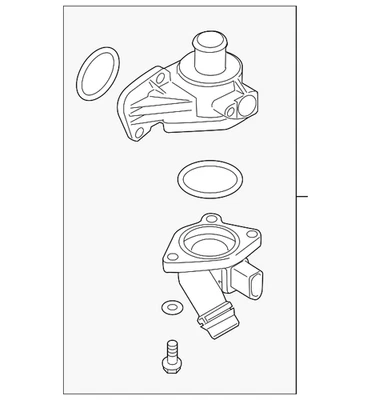 Unidad Termostato Original Audi 03L-121-111-AM Foto 1 de 2