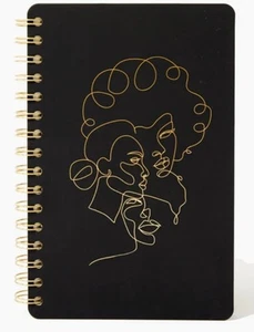 3 For $6 Be Rooted Black Spiral Notebook - Picture 1 of 4