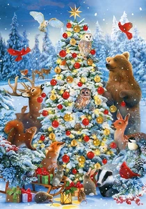 Woodland Gathering 250 piece Wentworth Wooden jigsaw puzzle - Picture 1 of 3