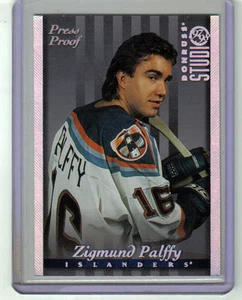 97/98 DONRUSS STUDIO ZIGMUND PALFFY **SILVER PRESS PROOF** CARD -- ONLY 1000 - Picture 1 of 1
