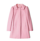 Red Valentino Single Breasted A Line Cotton Collared Coat Size 40 US S Pink