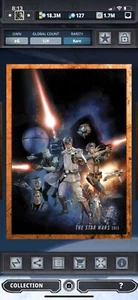 Topps Star Wars Digital Card Trader Orange Evolution: Comics Star Wars Insert - Picture 1 of 1