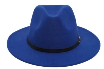 Sombrero de Vaquero Fedora Ala Ancha Panamá Fedora Indiana Jones Estilo FEDORA UNISEX Foto 1 de 4