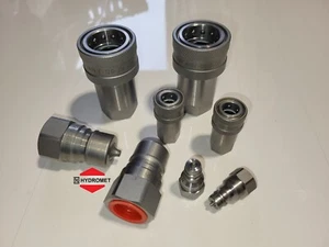 Holmbury Quick Release Couplings ISOA Female Carrier & Male Probe 1/4" BSP - 1" - Picture 1 of 5