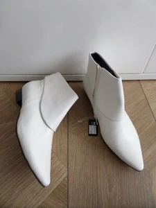 Marc.Stiefel.Stiefeletten.Boots.Schuhe.weiß.Markenschuhe.Leder.Gr.40.Neu - Bild 1 von 18