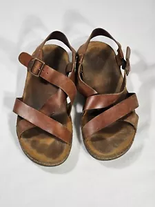 Sandalia Chaco Wayfarer para mujer de cuero con tiras marrón óxido talla 7 EE. UU. - Imagen 1 de 7