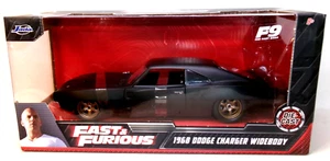 2021 JADA FAST & FURIOUS 1:24 SCALE DOM'S BLACK 1968 DODGE CHARGER (SPEEDKORE) - Picture 1 of 14
