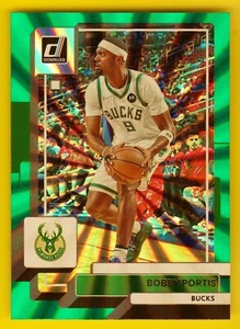 2022-23 Donruss 56 Bobby Portis Green Laser Color Match Milwaukee Bucks - Picture 1 of 1