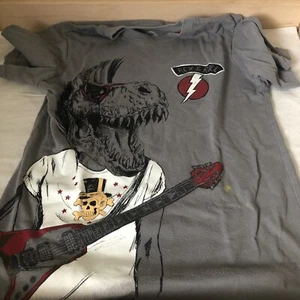 C12 Wonder Nation Boys T Shirt Size S 6-7 Gray S/S Dinosaur T Rex Hip Hop - Picture 1 of 3