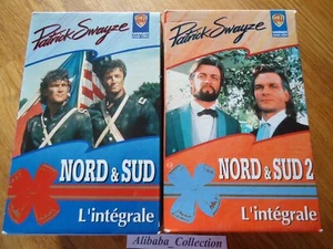 Lot Box Set VHS North & South 1 2 Cassette PATRICK SWAYZE - Picture 1 of 2
