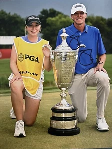 Steve STRICKER SIGNED 8x10 PHOTO! GOLF LEGEND! PGA Tournament W/Coa - Picture 1 of 2