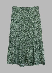 Jigsaw Stamp Dot Print Peplum Hem Midi Skirt | UK 12 | EU 40 - Picture 1 of 8