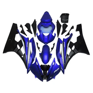 Blue Fairing Kit For Yamaha YZF600 2006 2007 R6 06 07 Plastic Bodywork Bodykit - Picture 1 of 12
