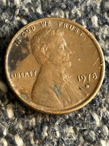 1978 D PENNY Denver Mint Rare Filled Mint Mark Error (#43) - Picture 1 of 2