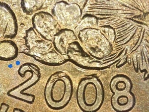 2008P arizona **ERROR*QUARTER EXTER LEAF**OUT OF BU MENT ROLL BEAUTIFUL* LASTER* - Picture 1 of 16
