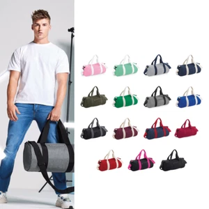 BagBase Original Barrel Holdall BG140 - Unisex Gym Travel Sports Duffle Bag - Picture 1 of 19