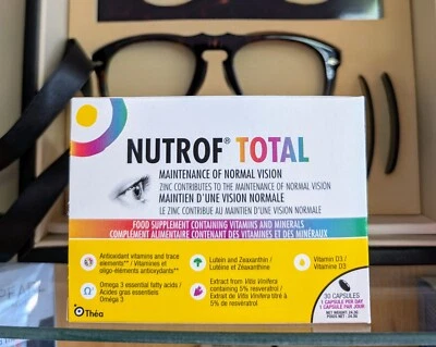 Nutrof Total eye supplement like macushield gold macusave viteyes icaps lutein