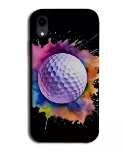 Colourful Paint Splash Golfball Phone Case Cover Golf Ball Novelty Balls DC33 - Picture 1 of 1