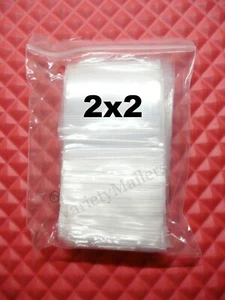 100 Small Reclosable Clear Storage Baggies 17 Sizes to Choose From Top Quality - Picture 1 of 37