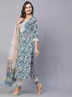 Bollywood Printed Kurti and Pant Set Women's Wedding Wear Salwar Kameez Dresses