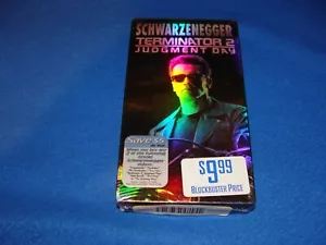 VHS Tape Terminator 2 Judgement Day (1991) Arnold Schwarzenegger 1999 Artisan Bl - Picture 1 of 20