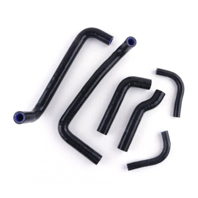 For Gas Gas EC 125 200 250 300 2007-2014 Silicone Radiator Coolant Hose Black - Image 1 of 4